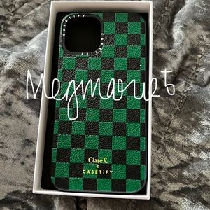 NWT CLARE V CASETIFY IPHONE 12 PRO MAX PHONE CASE